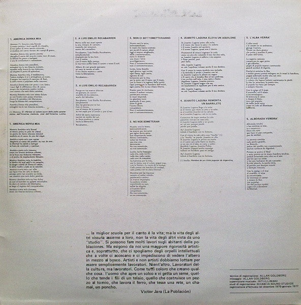 Inti Illimani : Inti-Illimani 6 - Chile Resistencia (LP, Album, RE, Gat)