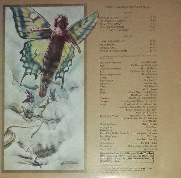 Golden Avatar : A Change Of Heart (LP, Album)
