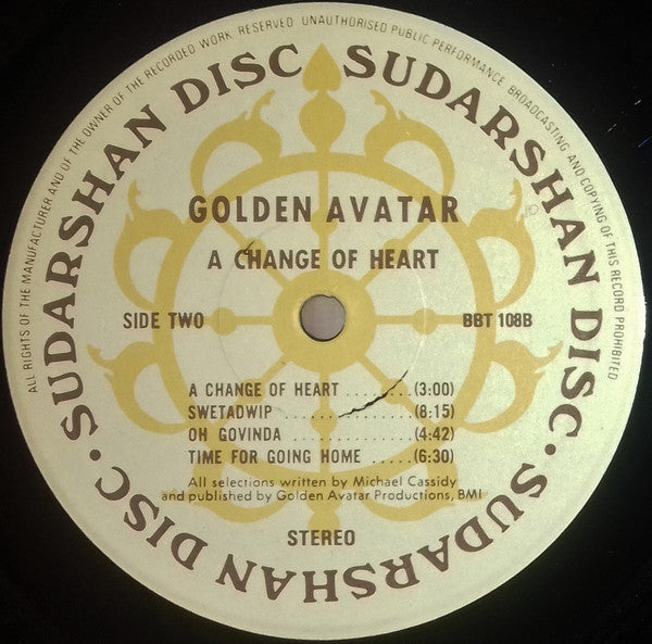 Golden Avatar : A Change Of Heart (LP, Album)