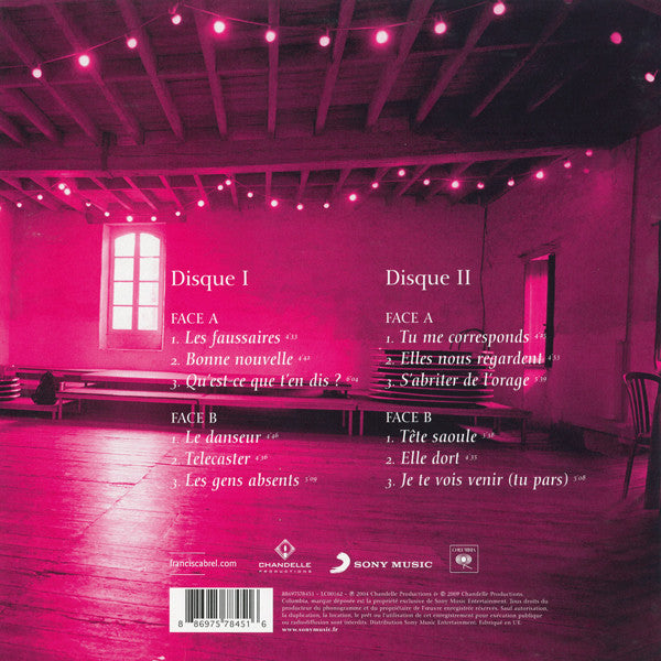 Francis Cabrel : Les Beaux Dégâts (2xLP, Album, RE, Gat)
