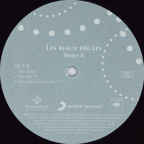 Francis Cabrel : Les Beaux Dégâts (2xLP, Album, RE, Gat)