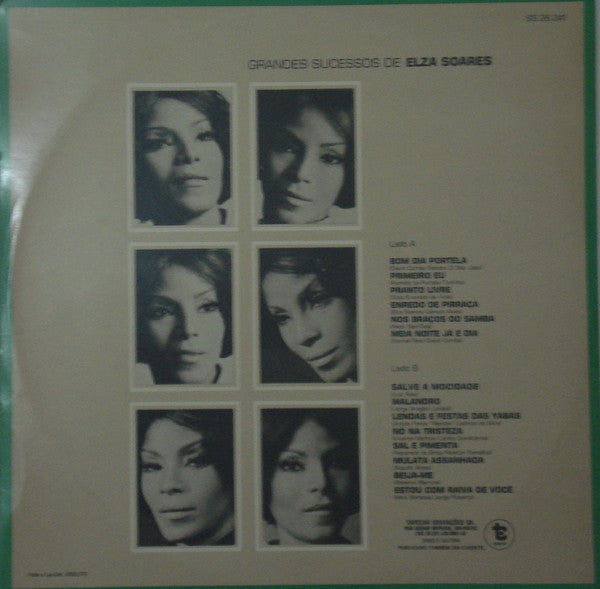 Elza Soares : Grandes Sucessos De Elza Soares (LP, Comp)
