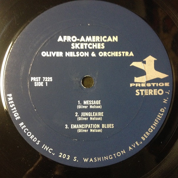 Oliver Nelson And His Orchestra : Afro/American Sketches (LP, Album, RE)