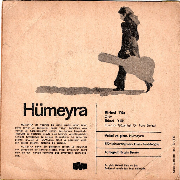 Hümeyra : Ölüm / Olmasa (Güzelliğin On Para Etmez) (7", Single)