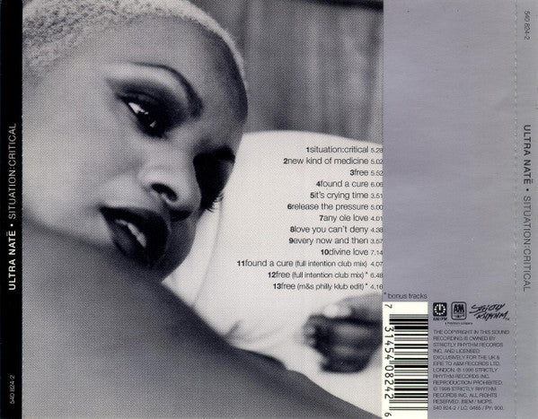Ultra Naté : Situation:Critical (CD, Album, Ltd)