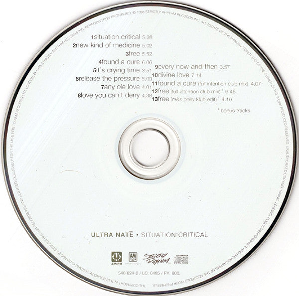 Ultra Naté : Situation:Critical (CD, Album, Ltd)
