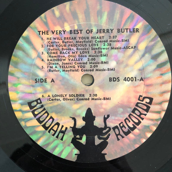 Jerry Butler : The Very Best Of Jerry Butler (LP, Comp, RE, Mon)