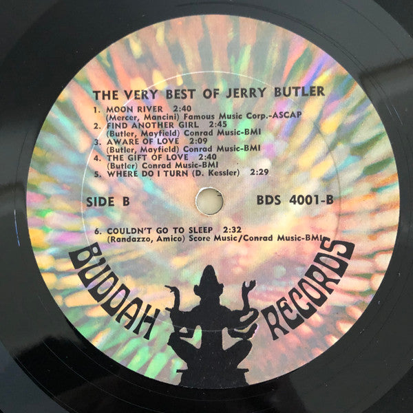 Jerry Butler : The Very Best Of Jerry Butler (LP, Comp, RE, Mon)
