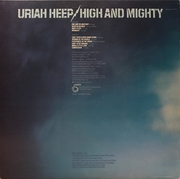 Uriah Heep : High And Mighty (LP, Album)