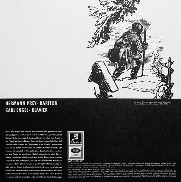 Franz Schubert, Hermann Prey, Karl Engel : Winterreise (2xLP, RP + Box)