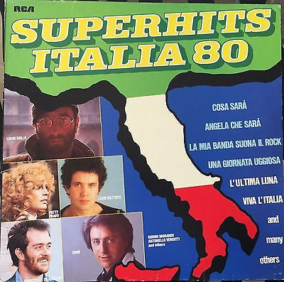 Various : Superhits Italia '80 (LP, Comp)