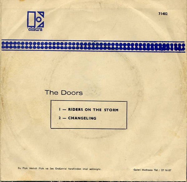 The Doors : Riders On The Storm (7", Single)