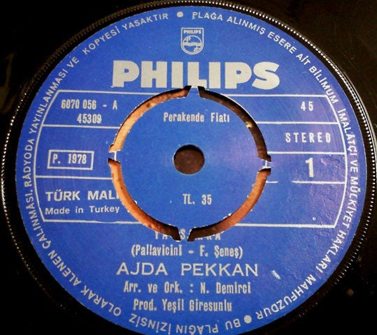 Ajda Pekkan : Ya Sonra / Yeniden Başlasın  (7", Single)