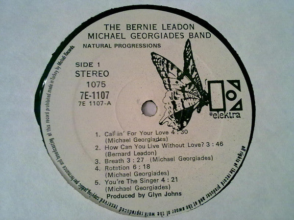 The Bernie Leadon-Michael Georgiades Band : Natural Progressions (LP, Album)