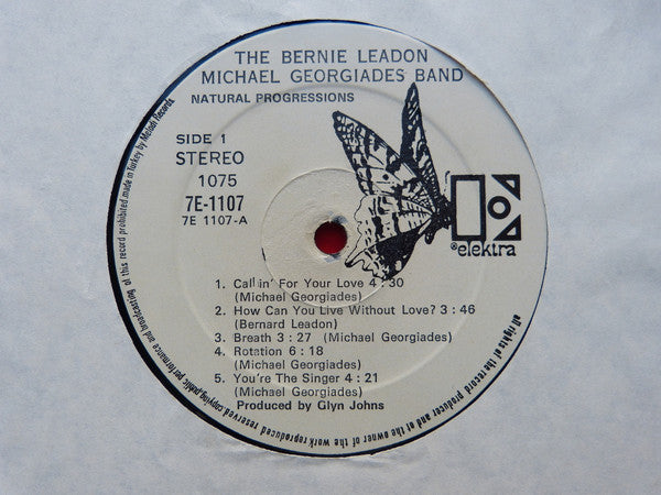 The Bernie Leadon-Michael Georgiades Band : Natural Progressions (LP, Album)