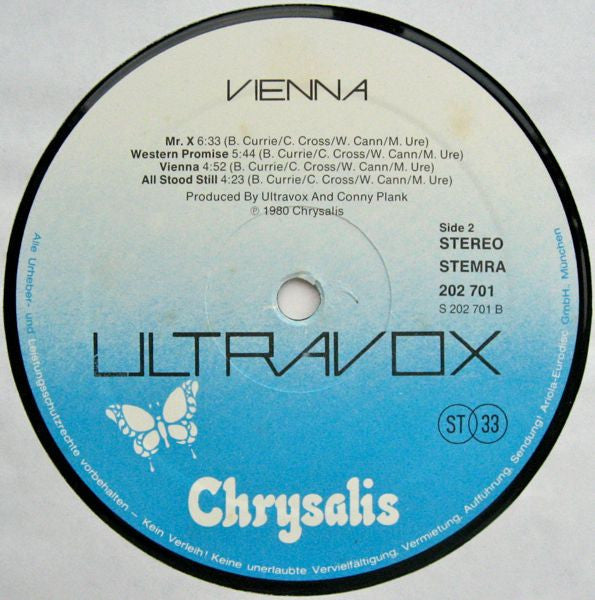 Ultravox : Vienna (LP, Album)