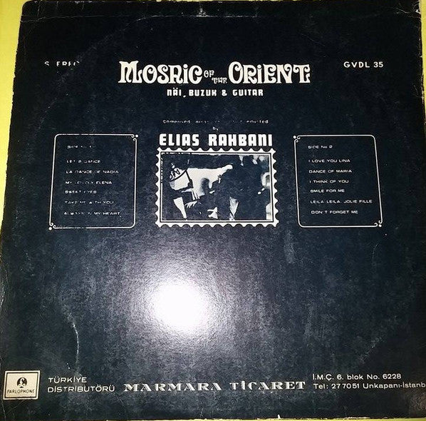 Elias Rahbani : Mosaic Of The Orient (Näi, Buzuk & Guitar) (LP, Album)
