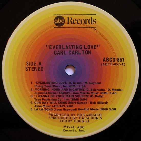 Carl Carlton : Everlasting Love (LP, Album)