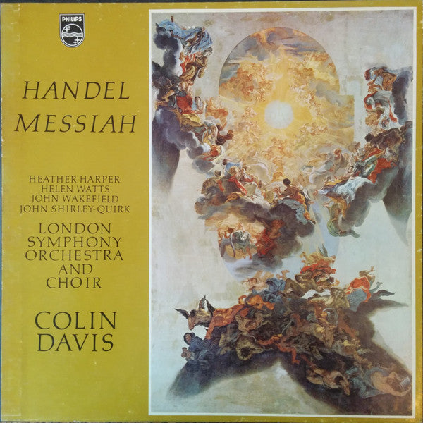 Georg Friedrich Händel - Sir Colin Davis - London Symphony Orchestra And London Symphony Chorus - Heather Harper - Helen Watts - John Wakefield - John Shirley-Quirk : Messiah (3xLP + Box)