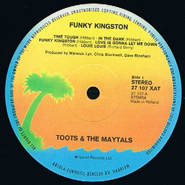 Toots & The Maytals : Funky Kingston (LP, Album, RE)