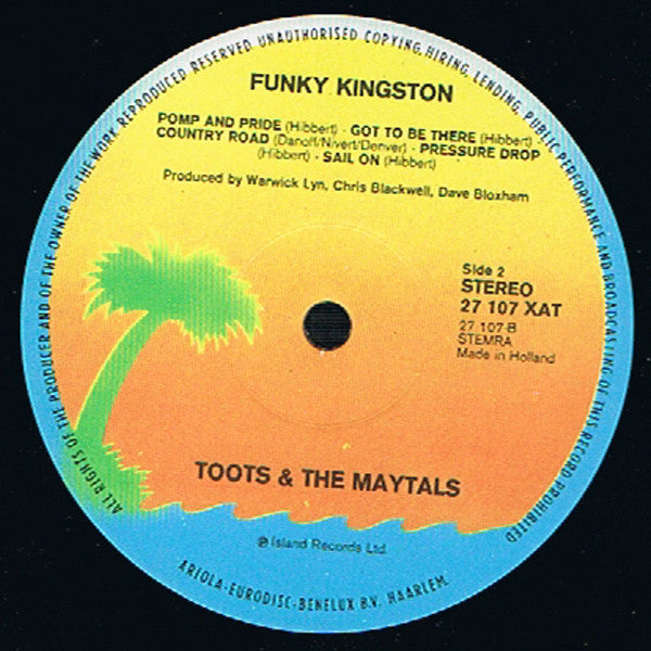 Toots & The Maytals : Funky Kingston (LP, Album, RE)