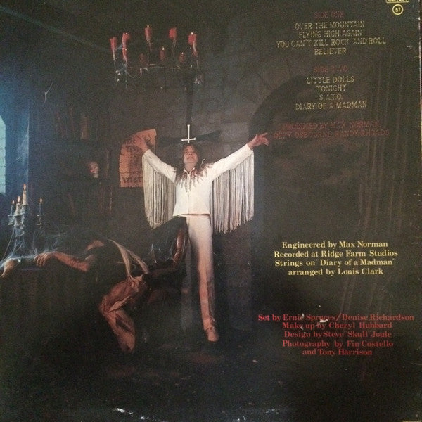 Ozzy Osbourne : Diary Of A Madman (LP, Album)