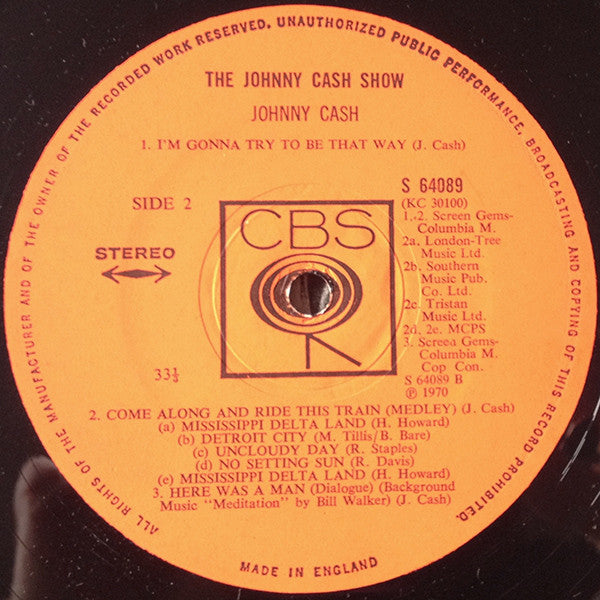 Johnny Cash : The Johnny Cash Show (LP, Album)