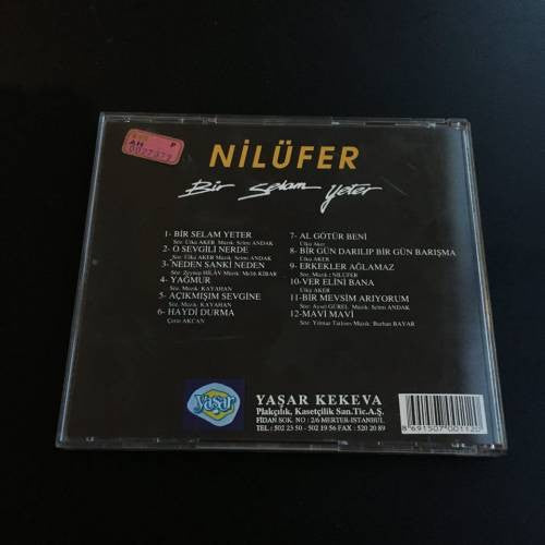Nilüfer : Bir Selam Yeter (CD, Album, RE)