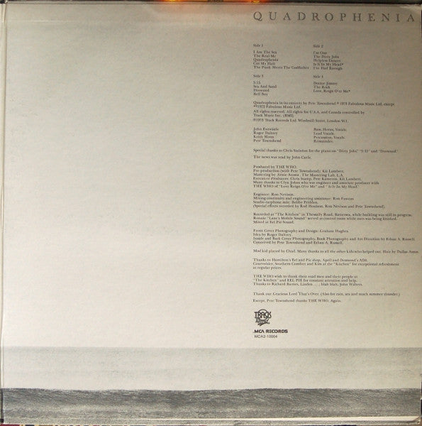 The Who : Quadrophenia (2xLP, Album)