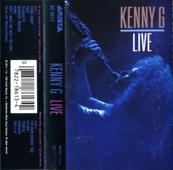 Kenny G (2) : Live (Cass, Album)