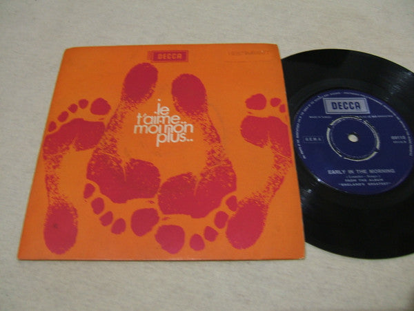 Jane Birkin Avec Serge Gainsbourg, Vanity Fare : Je T'aime... Moi Non Plus / Early In The Morning (7", Single)