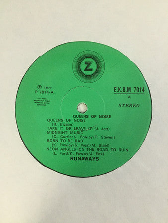The Runaways : Queens Of Noise (LP, Album)