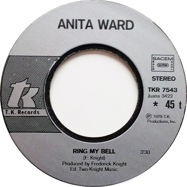 Anita Ward : Ring My Bell (7", Single, Sil)