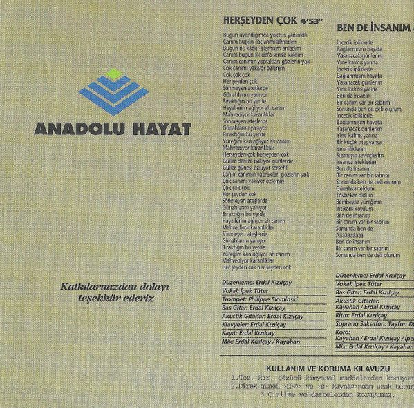 Kayahan : Canımın Yaprakları (CD, Album)