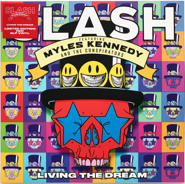 Slash (3) Featuring Myles Kennedy And The Conspirators - Living The Dream (2xLP, Album, Ltd, Red)