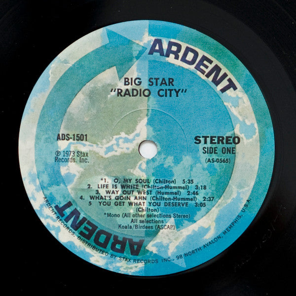 Big Star : Radio City (LP, Album, RE)