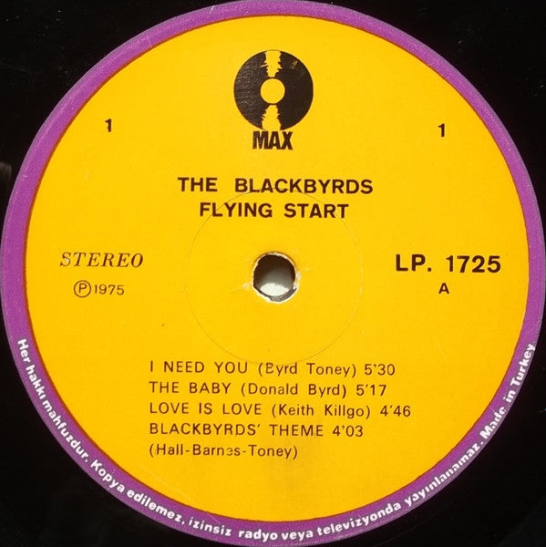 The Blackbyrds : Flying Start (LP, Album)