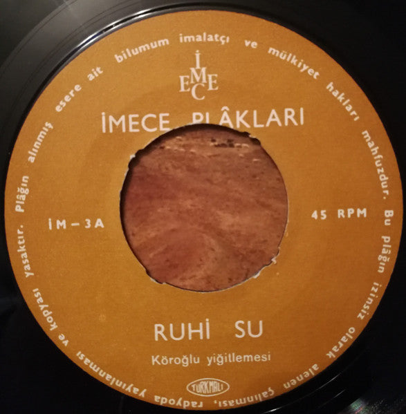 Ruhi Su : Köroğlu Yiğitlemesi / Kocabey (7", Single)