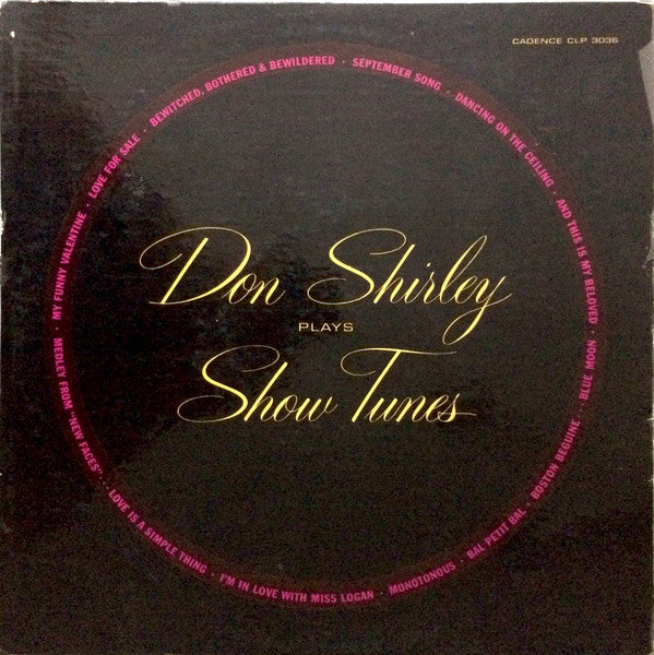 Don Shirley : Don Shirley Plays Show Tunes (LP, Album, Comp, Mono)