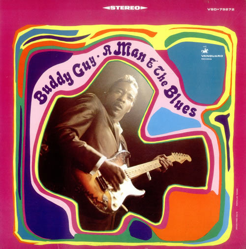 Buddy Guy : A Man And The Blues (LP, Album, Pit)