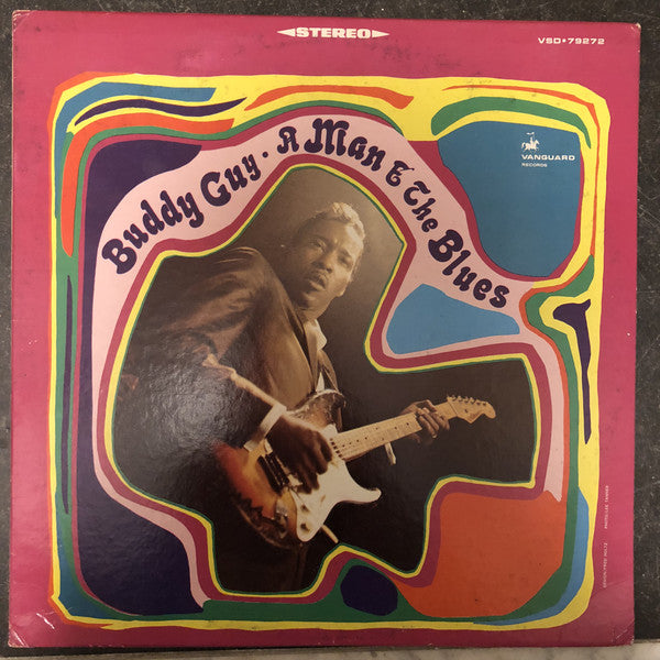 Buddy Guy : A Man And The Blues (LP, Album, Pit)