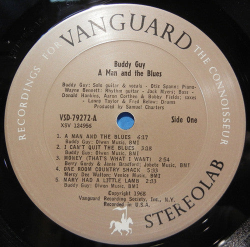 Buddy Guy : A Man And The Blues (LP, Album, Pit)