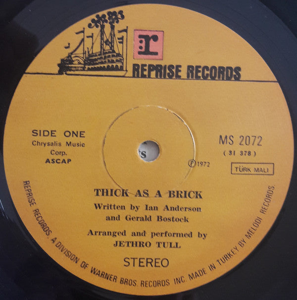 Jethro Tull : Thick As A Brick (LP, Album)