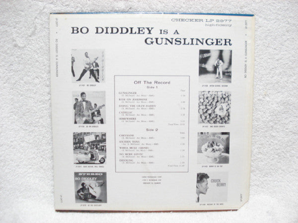 Bo Diddley : Bo Diddley Is A Gunslinger (LP, Album, RE)