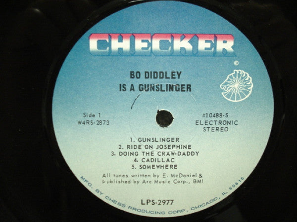 Bo Diddley : Bo Diddley Is A Gunslinger (LP, Album, RE)