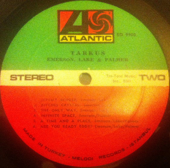 Emerson, Lake & Palmer : Tarkus (LP, Album)