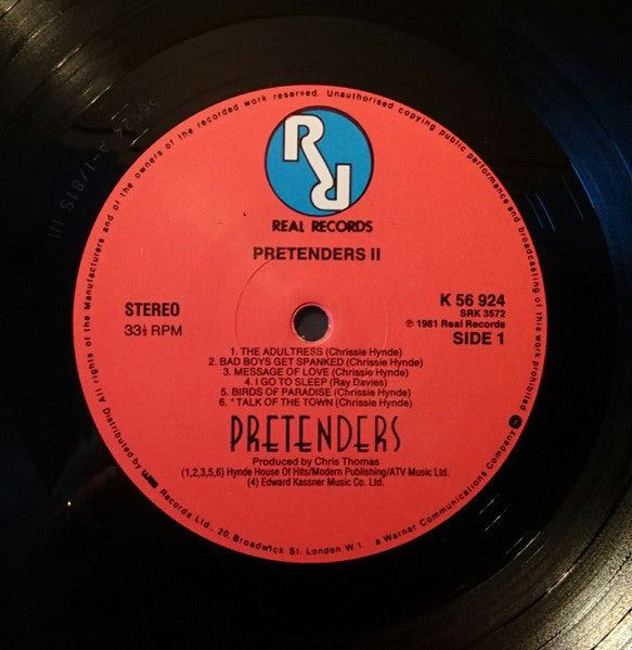 The Pretenders : Pretenders II (LP, Album)