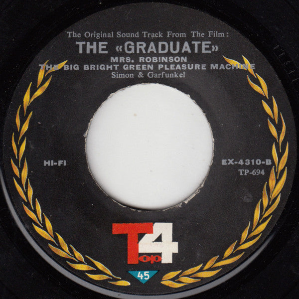 Simon & Garfunkel : The Original Sound Track From The Film: «The Graduate» (7", EP, Mono, Unofficial)