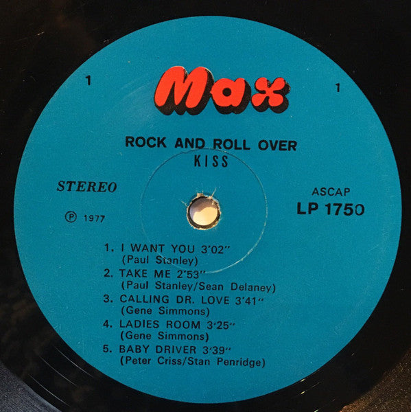 Kiss : Rock And Roll Over (LP, Album)