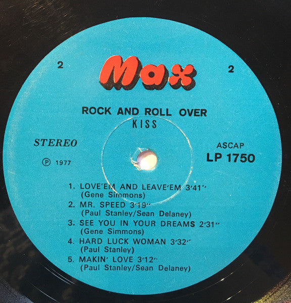 Kiss : Rock And Roll Over (LP, Album)